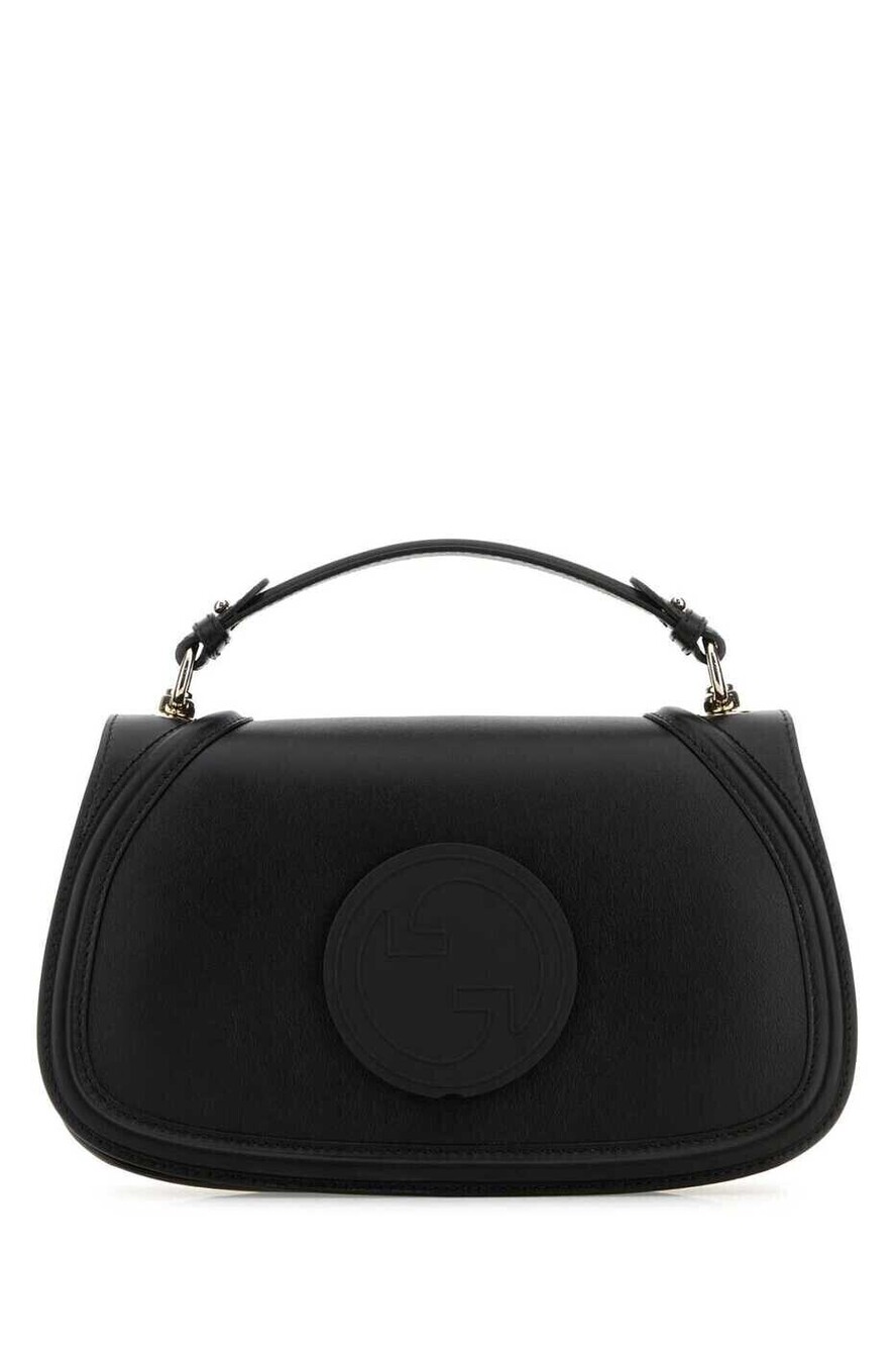Gucci Blondie Hobo Shoulder Bag Leather Black